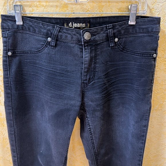 JEANS DISTRESSED d.jeans BLACK - Picture 2 of 7